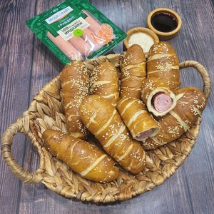 Брецель-дог с индейкой Брецель-дог с индейкой