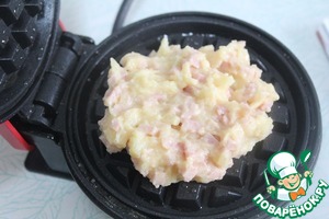 Картофельные пикантные вафли