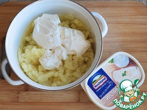 Пирожки с картошкой и плавленым сыром Пирожки с картошкой и плавленым сыром