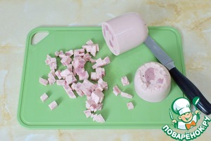 Пышки с колбасой