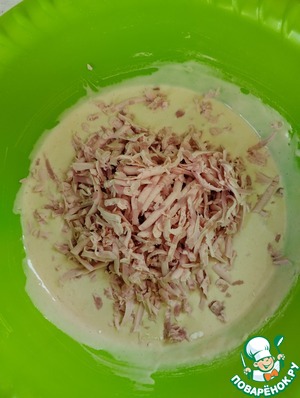 Вафли с колбасой