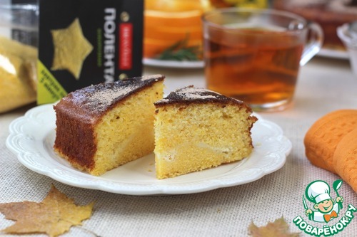 Апельсиновый пирог с кукурузной полентой Апельсиновый пирог с кукурузной полентой