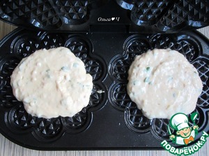 Вафли с фаршем индейки Вафли с фаршем индейки