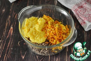 Блинчики, фаршированные лёгким и кукурузной полентой Блинчики, фаршированные лёгким и кукурузной полентой