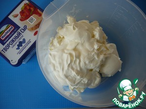 Пирог с творожным сыром и клубникой Пирог с творожным сыром и клубникой