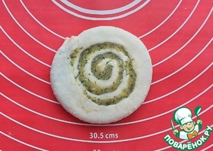 Слоеные лепешки с индейкой и сыром Слоеные лепешки с индейкой и сыром