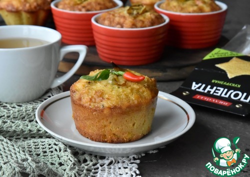 Кукурузные маффины с цветной капустой Кукурузные маффины с цветной капустой