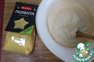 Кекс лимонный с полентой и клюквой Кекс лимонный с полентой и клюквой