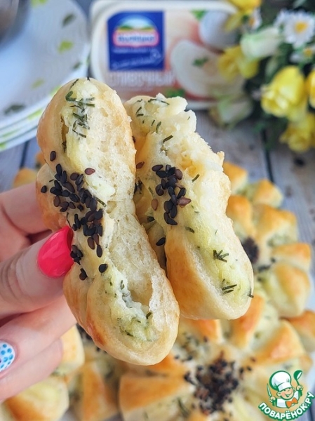 Пирожки с картошкой и плавленым сыром Пирожки с картошкой и плавленым сыром