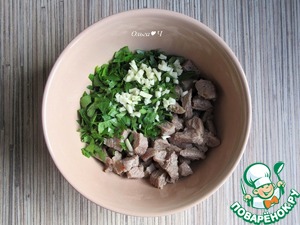 Творожные рогалики с индейкой Творожные рогалики с индейкой