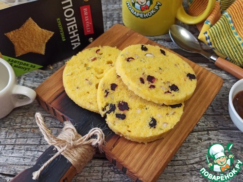Кукурузный хлебец с вишней и миндалём Кукурузный хлебец с вишней и миндалём