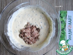 Вафли с фаршем индейки Вафли с фаршем индейки