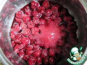 Вишневый тарт с заварным кремом Вишневый тарт с заварным кремом