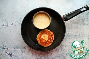 Панкейки с сыром и ветчиной