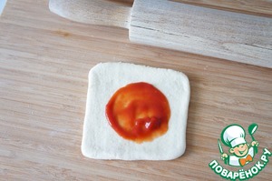 Мини-пиццы "Тыквы" Мини-пиццы "Тыквы"