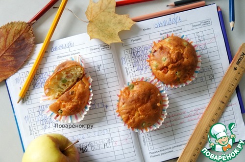 Кукурузные кексы «Школьные»