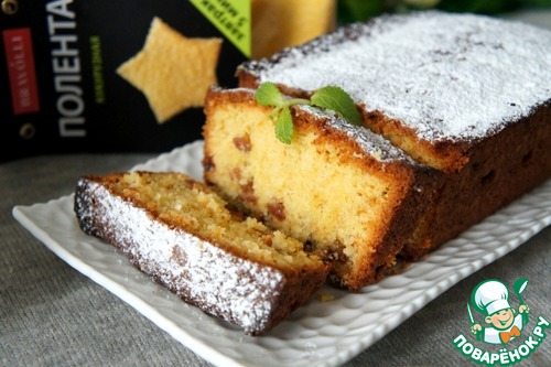 Кукурузный кекс с изюмом Кукурузный кекс с изюмом
