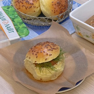 Биточки в булочках Биточки в булочках