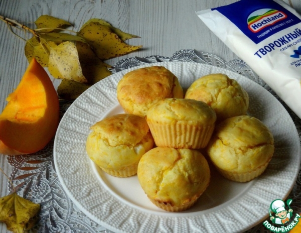 Несладкие тыквенные кексы Несладкие тыквенные кексы