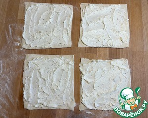 Конвертики с ветчиной из индейки и сыром Конвертики с ветчиной из индейки и сыром