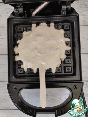 Вафли с колбасой