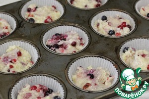 Маффины с сыром и ягодами