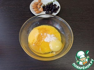 Кукурузный хлебец с вишней и миндалём Кукурузный хлебец с вишней и миндалём