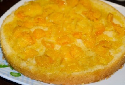 Апельсиново-мандариновый торт со сметанным кремом Апельсиново-мандариновый торт со сметанным кремом