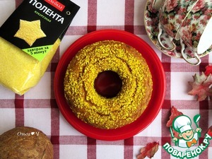 Бразильский кукурузно-кокосовый кекс