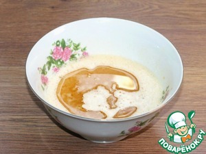 Пирог с кремом и мелкими ягодами Пирог с кремом и мелкими ягодами