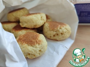 Сырное печенье на сковороде