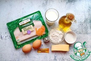 Панкейки с сыром и ветчиной