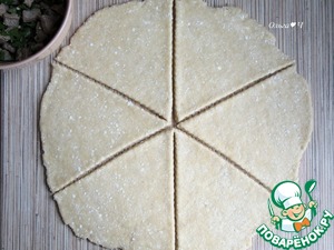 Творожные рогалики с индейкой Творожные рогалики с индейкой