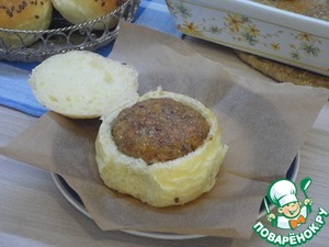 Биточки в булочках Биточки в булочках