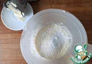 Банановые вафли с творожным сыром