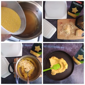 Кукурузная лепёшка из поленты Кукурузная лепёшка из поленты