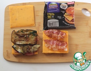 Брускетты с баклажанами и сыром