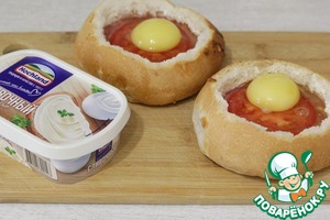 Булочки с сыром и яйцом