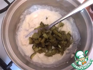 Бутерброд с плавленным сыром и шпротами