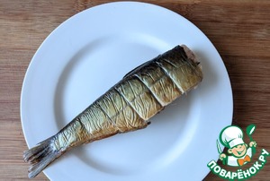 Бутерброд с рыбой горячего копчения