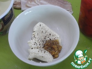 Бутерброд с запеченным перцем Бутерброд с запеченным перцем