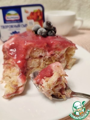 Быстрый торт "Ленивый Наполеон" Быстрый торт "Ленивый Наполеон"