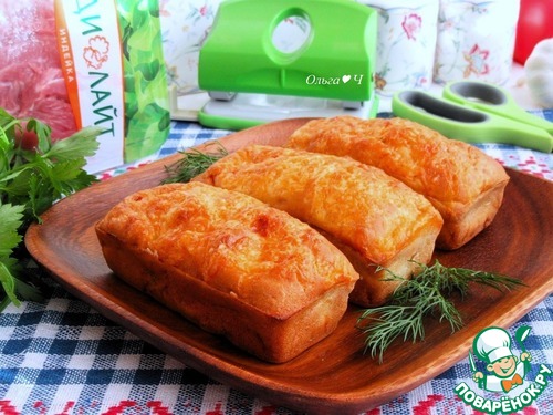 Заливные пирожки с индейкой Заливные пирожки с индейкой