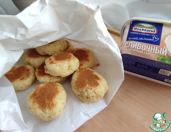 Сырное печенье на сковороде