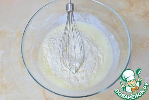 Пышки с колбасой