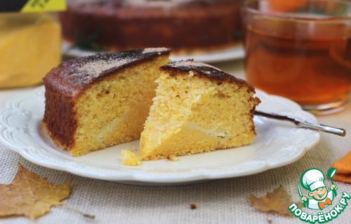 Апельсиновый пирог с кукурузной полентой Апельсиновый пирог с кукурузной полентой