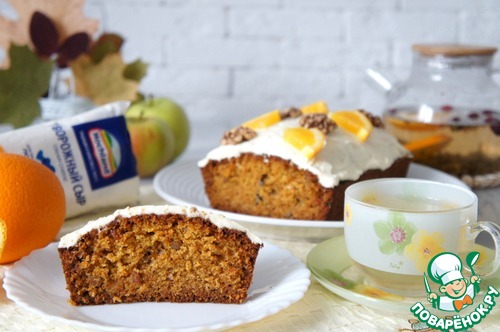 Цельнозерновой морковный кекс Цельнозерновой морковный кекс