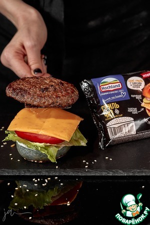 Черный бургер