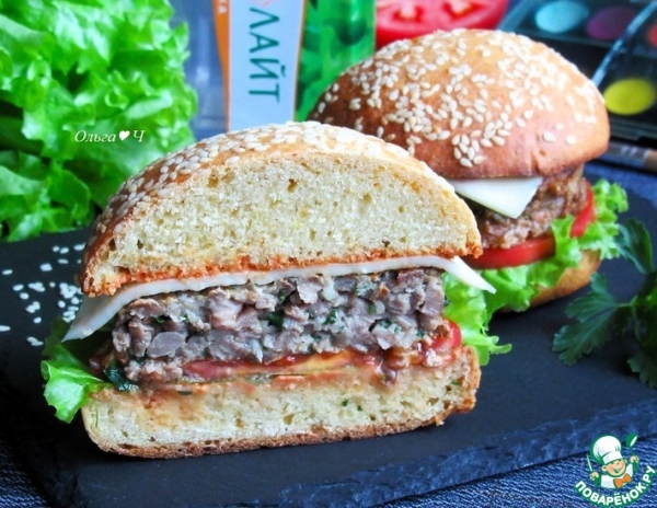 Чизбургер с индейкой Чизбургер с индейкой