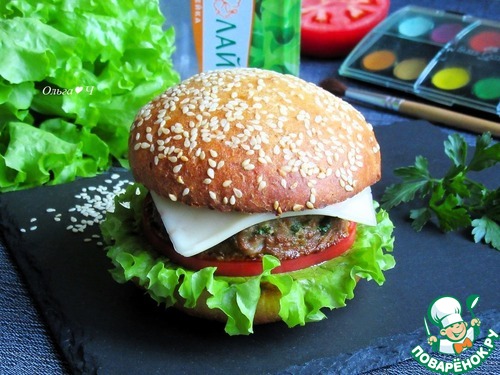 Чизбургер с индейкой Чизбургер с индейкой